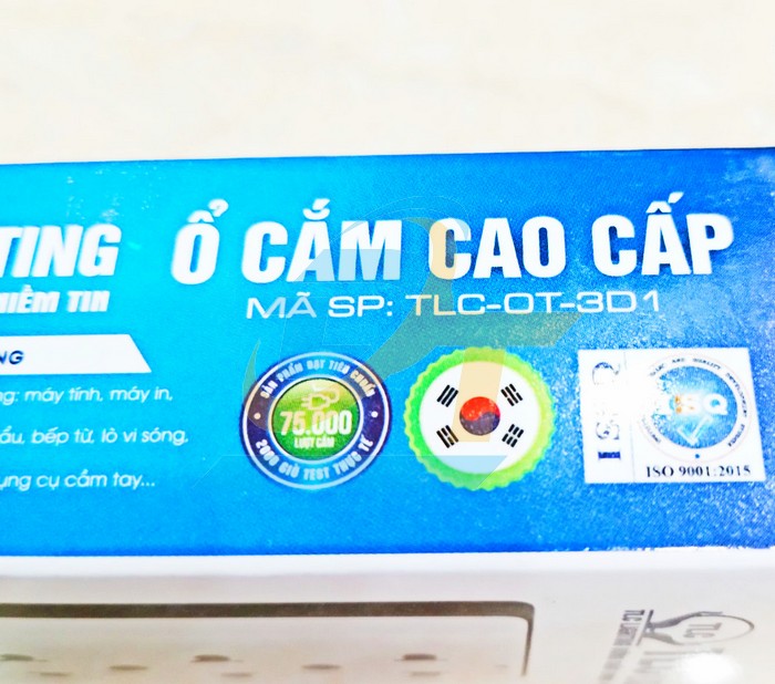 Ổ cắm 3 lỗ 2 chấu TLC TLC-OT-3D1  TLC | Gi&aacute; rẻ nhất - C&ocirc;ng Ty TNHH Thương Mại Dịch Vụ Đạt T&acirc;m