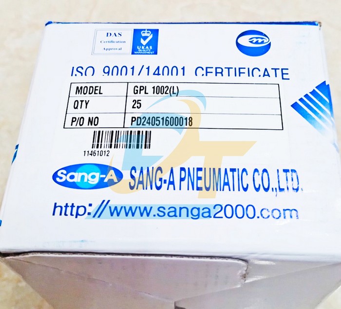 Co nối hơi chữ L phi 10mm - Ren ngoài 13mm Sang-A GPL1002  SANG-A | Giá rẻ nhất - Công Ty TNHH Thương Mại Dịch Vụ Đạt Tâm