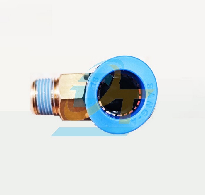 Co nối hơi chữ L phi 16mm - Ren ngo&agrave;i 17mm Sang-A GPL1603  SANG-A | Gi&aacute; rẻ nhất - C&ocirc;ng Ty TNHH Thương Mại Dịch Vụ Đạt T&acirc;m