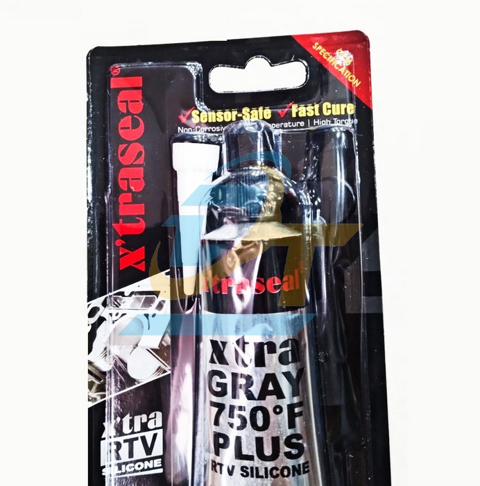 Keo thế ron chịu nhiệt màu xám X'traseal 750°F Gray Plus RTV 100g  X'TRASEAL | Giá rẻ nhất - Công Ty TNHH Thương Mại Dịch Vụ Đạt Tâm