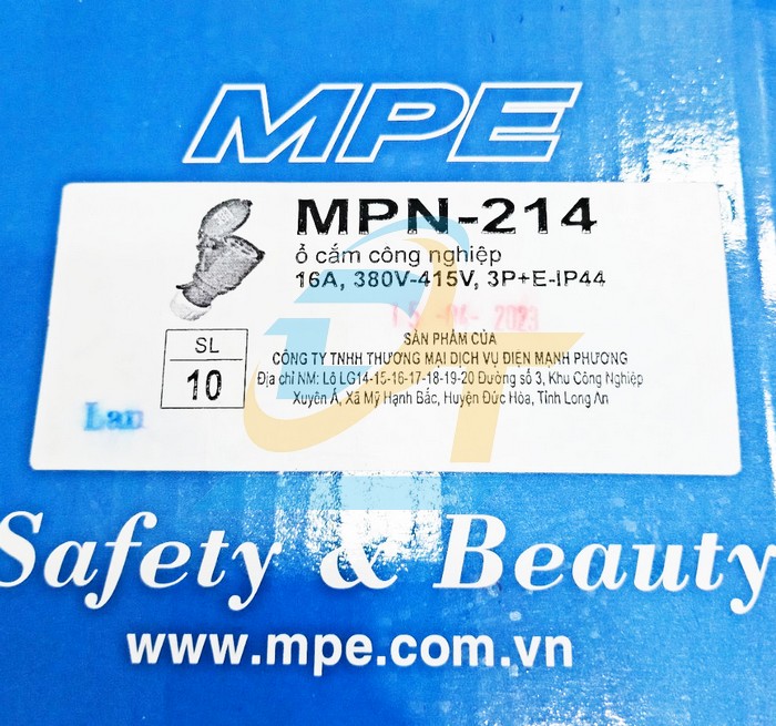 Ổ cắm di động có kẹp giữ dây 4P 16A MPE MPN-214  MPE | Giá rẻ nhất - Công Ty TNHH Thương Mại Dịch Vụ Đạt Tâm