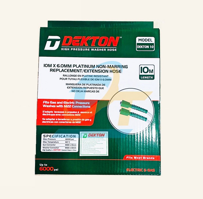 D&acirc;y m&aacute;y rửa xe mini Dekton 10M  DEKTON | Gi&aacute; rẻ nhất - C&ocirc;ng Ty TNHH Thương Mại Dịch Vụ Đạt T&acirc;m