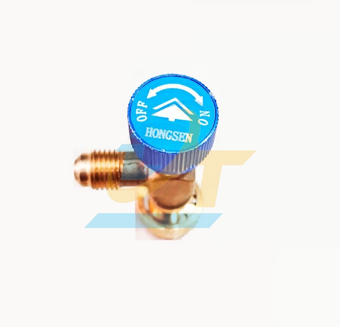 Van nạp gas R22/R404A/R407C (Out 1/4" - in 1/4") Hongsen HS-1222  HONGSEN | Gi&aacute; rẻ nhất - C&ocirc;ng Ty TNHH Thương Mại Dịch Vụ Đạt T&acirc;m