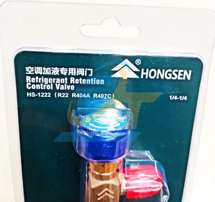 Van nạp gas R22/R404A/R407C (Out 1/4" - in 1/4") Hongsen HS-1222  HONGSEN | Gi&aacute; rẻ nhất - C&ocirc;ng Ty TNHH Thương Mại Dịch Vụ Đạt T&acirc;m
