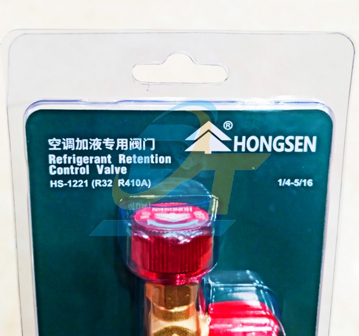 Van nạp gas R32/R410A (Out 1/4" - in 5/16") Hongsen HS-1221  HONGSEN | Gi&aacute; rẻ nhất - C&ocirc;ng Ty TNHH Thương Mại Dịch Vụ Đạt T&acirc;m