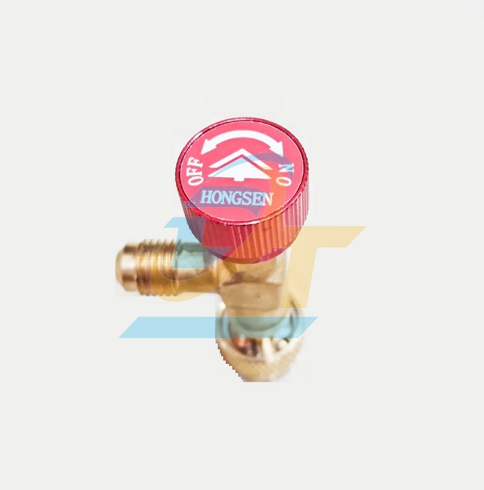 Van nạp gas R32/R410A (Out 1/4" - in 5/16") Hongsen HS-1221  HONGSEN | Gi&aacute; rẻ nhất - C&ocirc;ng Ty TNHH Thương Mại Dịch Vụ Đạt T&acirc;m