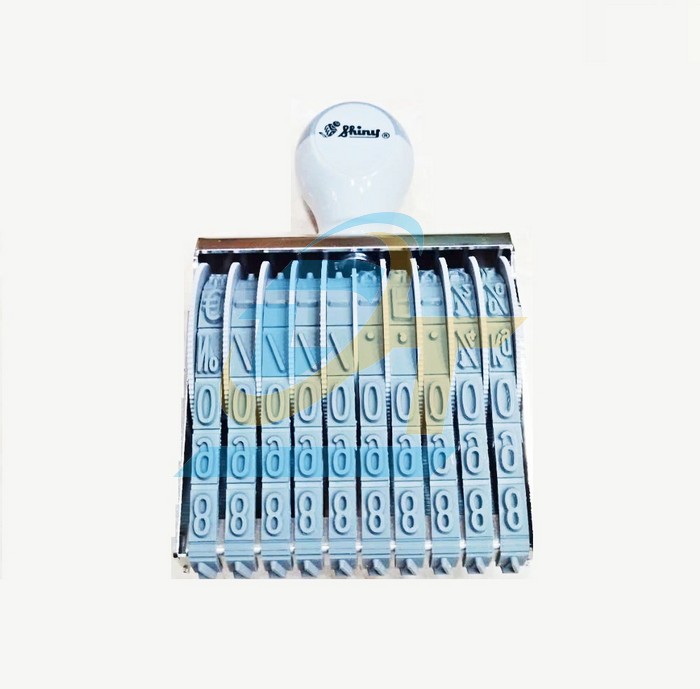 Dấu đóng 10 số xoay 9mm chấm mực ngoài Shiny N110  SHINY | Giá rẻ nhất - Công Ty TNHH Thương Mại Dịch Vụ Đạt Tâm