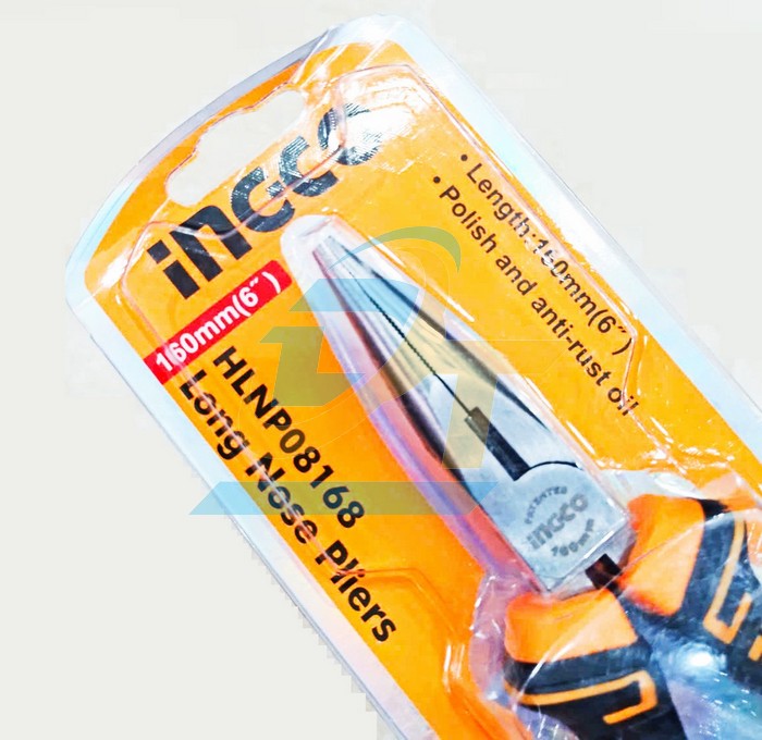 Kìm nhọn 6"/160mm Ingco HLNP08168  INGCO | Giá rẻ nhất - Công Ty TNHH Thương Mại Dịch Vụ Đạt Tâm