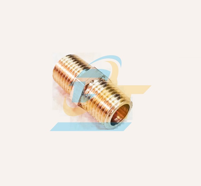 Nối 2 đầu ren ngo&agrave;i (k&eacute;p ren) đồng thau PT 1/4"  VietNam | Gi&aacute; rẻ nhất - C&ocirc;ng Ty TNHH Thương Mại Dịch Vụ Đạt T&acirc;m
