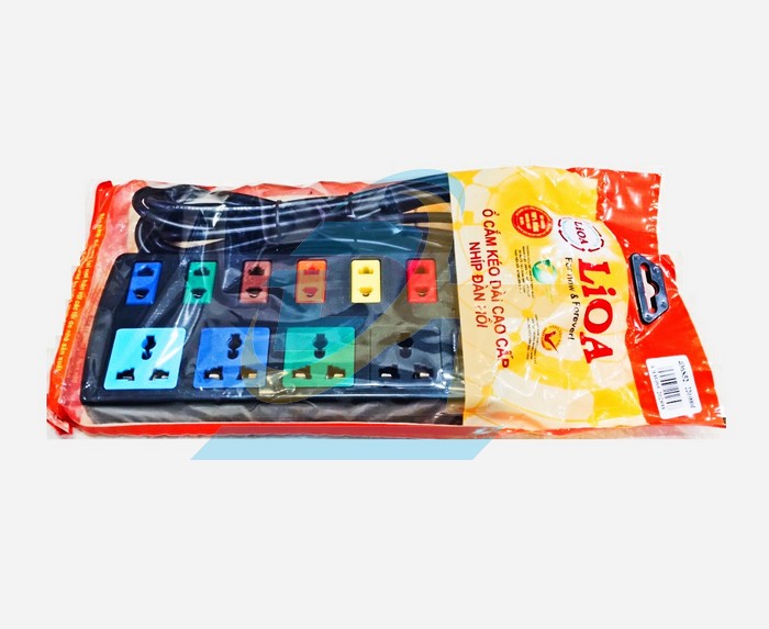Ổ cắm điện đa năng 10 chấu LiOA 4D6S52 - d&acirc;y d&agrave;i 5m  LiOA | Gi&aacute; rẻ nhất - C&ocirc;ng Ty TNHH Thương Mại Dịch Vụ Đạt T&acirc;m
