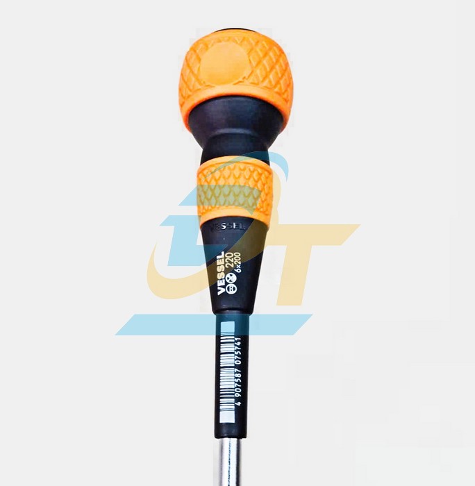 Tua vít dẹp cán tròn No.220 Vessel 6x200  Vessel | Giá rẻ nhất - Công Ty TNHH Thương Mại Dịch Vụ Đạt Tâm