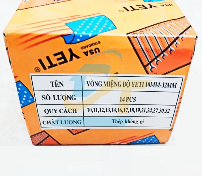 Bộ cờ l&ecirc; v&ograve;ng miệng 14 chi tiết hệ m&eacute;t Yeti 10-32mm  Yeti | Gi&aacute; rẻ nhất - C&ocirc;ng Ty TNHH Thương Mại Dịch Vụ Đạt T&acirc;m