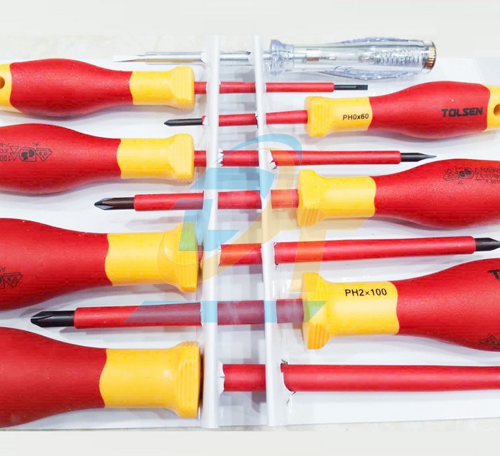 Bộ tua vít cách điện 8 cây 1000V Tolsen V32408  Tolsen | Giá rẻ nhất - Công Ty TNHH Thương Mại Dịch Vụ Đạt Tâm