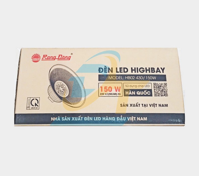 Đ&egrave;n Led nh&agrave; xưởng Highbay 150W 220V 6500K Rạng Đ&ocirc;ng HB02 430/150W  RangDong | Gi&aacute; rẻ nhất - C&ocirc;ng Ty TNHH Thương Mại Dịch Vụ Đạt T&acirc;m
