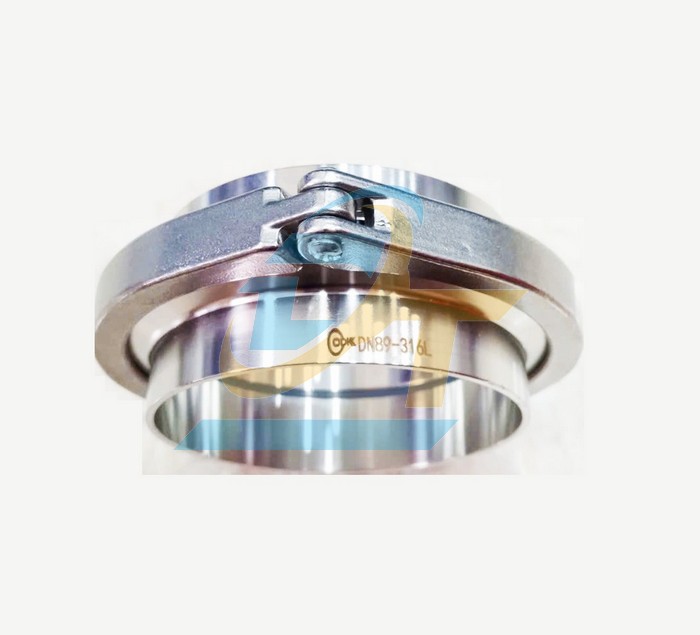 Khớp nối nhanh Clamp vi sinh inox 304 DN80 - Phi 89  VietNam | Giá rẻ nhất - Công Ty TNHH Thương Mại Dịch Vụ Đạt Tâm