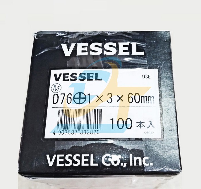 Mũi vặn vít 4 cạnh chuôi cánh bướm PH1 Vessel D76 +1x3x60  Vessel | Giá rẻ nhất - Công Ty TNHH Thương Mại Dịch Vụ Đạt Tâm