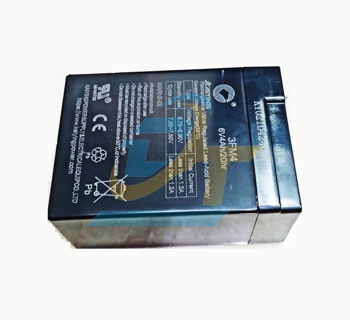 Ắc quy khô 6V 4Ah/20Hr KaiYing 3FM4  KAIYING | Giá rẻ nhất - Công Ty TNHH Thương Mại Dịch Vụ Đạt Tâm
