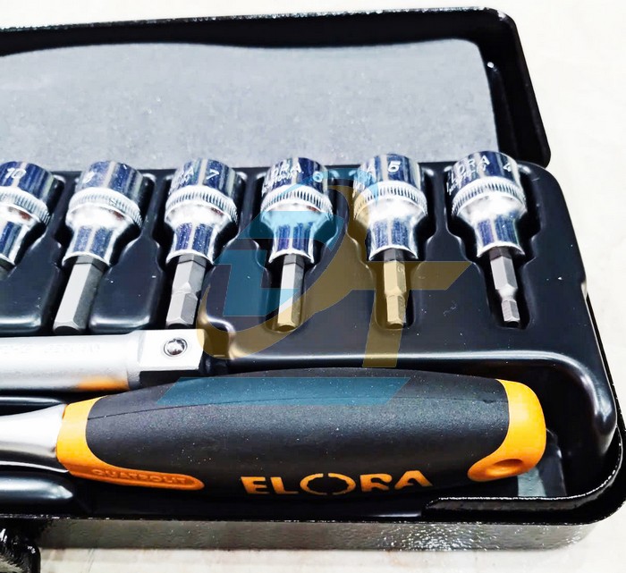 Bộ đầu tu&yacute;p lục gi&aacute;c 1/2" 12 chi tiết 4-19mm Elora 770-KINMU 770-KINMU ELORA | Gi&aacute; rẻ nhất - C&ocirc;ng Ty TNHH Thương Mại Dịch Vụ Đạt T&acirc;m