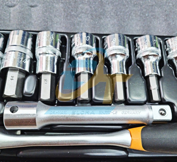 Bộ đầu tu&yacute;p lục gi&aacute;c 1/2" 12 chi tiết 4-19mm Elora 770-KINMU 770-KINMU ELORA | Gi&aacute; rẻ nhất - C&ocirc;ng Ty TNHH Thương Mại Dịch Vụ Đạt T&acirc;m