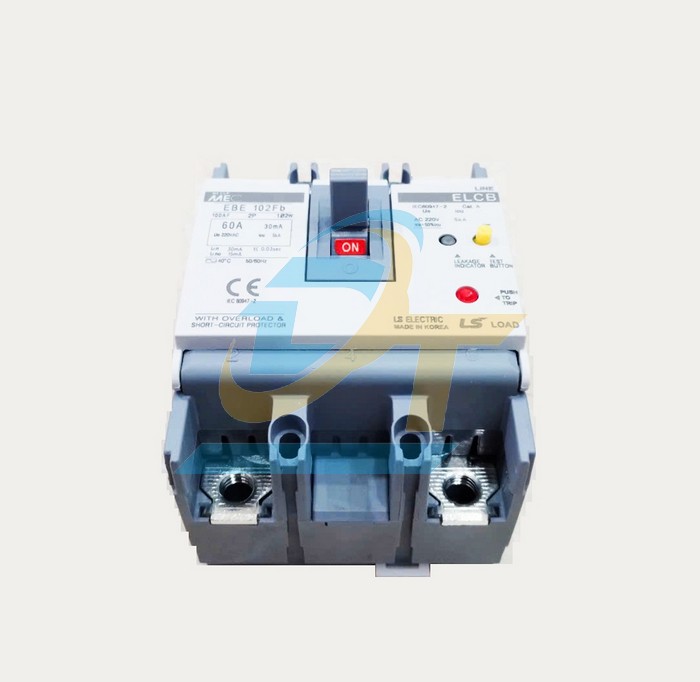 Cầu dao chống giật ELCB 2P 60A 5kA 220V LS EBE102Fb  LS | Giá rẻ nhất - Công Ty TNHH Thương Mại Dịch Vụ Đạt Tâm