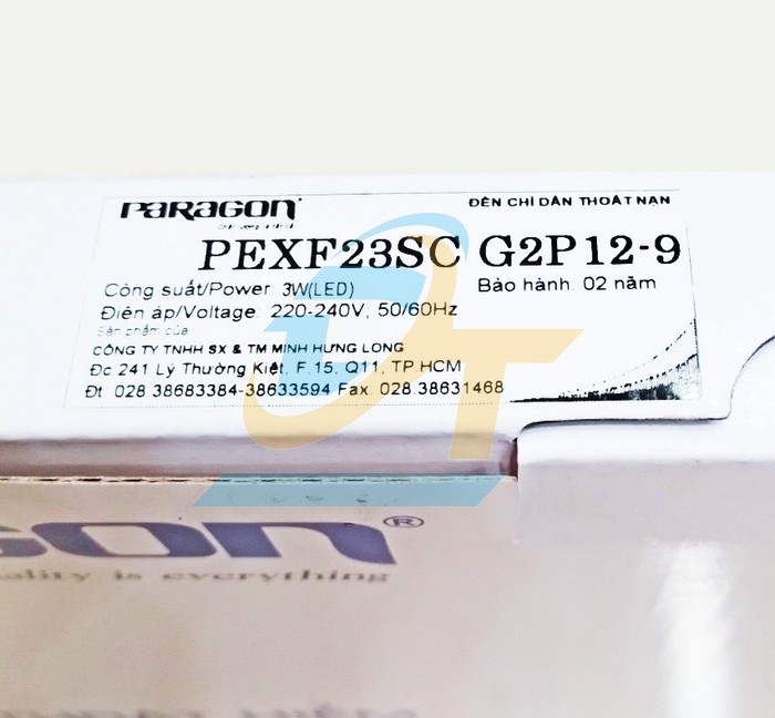 Đèn Exit thoát hiểm 2 mặt 220V Paragon PEXF23SC-G2  Paragon | Giá rẻ nhất - Công Ty TNHH Thương Mại Dịch Vụ Đạt Tâm
