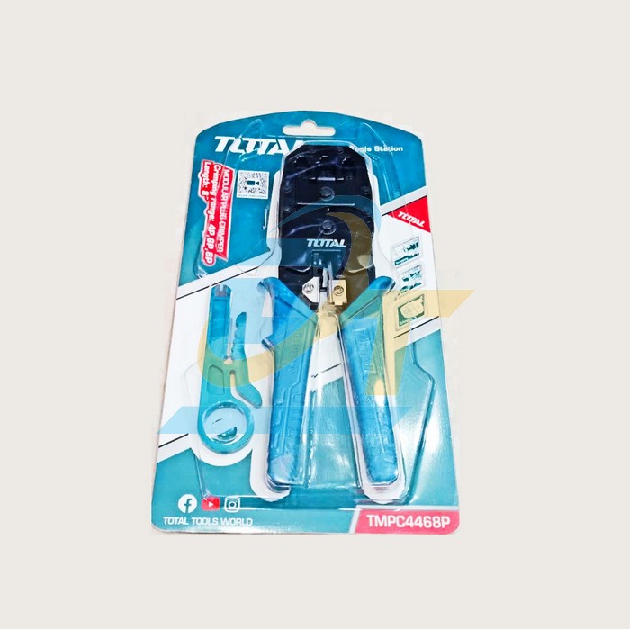Kìm bấm cos mạng và điện thoại 8" Total TMPC4468P TMPC4468P Total | Giá rẻ nhất - Công Ty TNHH Thương Mại Dịch Vụ Đạt Tâm