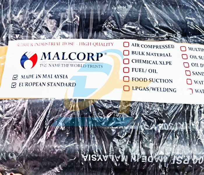 Ống sao su lưu hóa 1 lớp bố 20bar MALCORP 3/4"x29mmx1B (Cuộn 100m)  MALCORP | Giá rẻ nhất - Công Ty TNHH Thương Mại Dịch Vụ Đạt Tâm