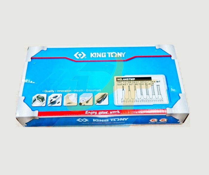 Bộ tuýp đen mũi lục giác 1/2" 7 chi tiết 4-14mm Kingtony 4457MP  KingTony | Giá rẻ nhất - Công Ty TNHH Thương Mại Dịch Vụ Đạt Tâm