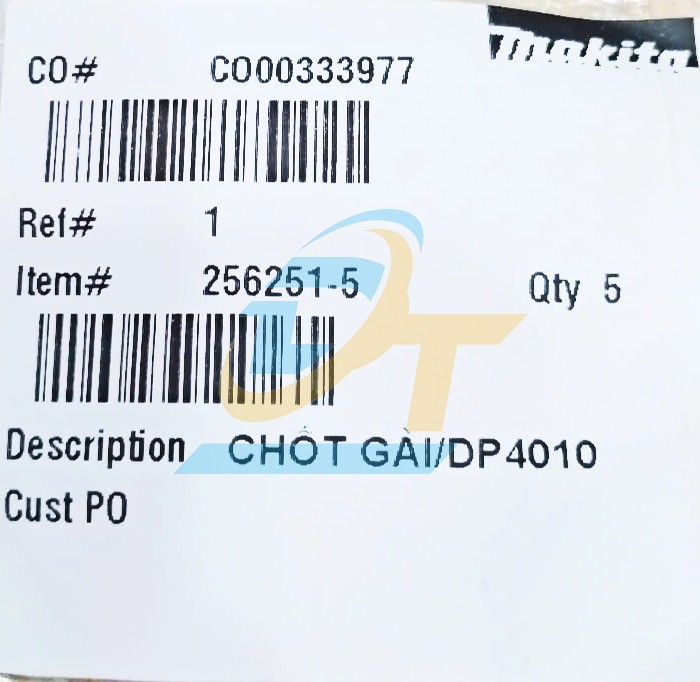 Chốt pin (Chốt định vị) m&aacute;y khoan DP4010 Makita 256251-5  Makita | Gi&aacute; rẻ nhất - C&ocirc;ng Ty TNHH Thương Mại Dịch Vụ Đạt T&acirc;m