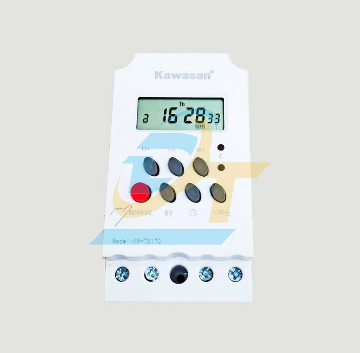 Công tắc hẹn giờ kỹ thuật số Timer 24h Kawasan KW-TS17C  KAWASAN | Giá rẻ nhất - Công Ty TNHH Thương Mại Dịch Vụ Đạt Tâm