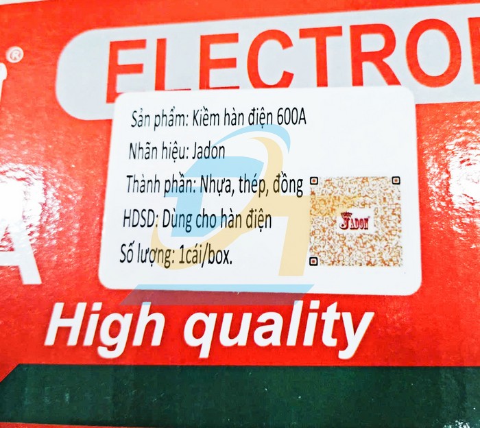 Kìm hàn cán gỗ Jadon 600A  JADON | Giá rẻ nhất - Công Ty TNHH Thương Mại Dịch Vụ Đạt Tâm