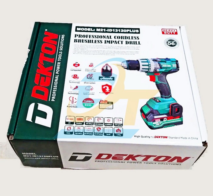Máy khoan động lực dùng pin  21V Dekton M21-ID13120PLUS (Chưa gồm pin sạc)  DEKTON | Giá rẻ nhất - Công Ty TNHH Thương Mại Dịch Vụ Đạt Tâm