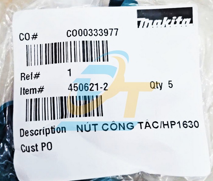Nút công tắc máy khoan HP1630 Makita 450621-2  Makita | Giá rẻ nhất - Công Ty TNHH Thương Mại Dịch Vụ Đạt Tâm