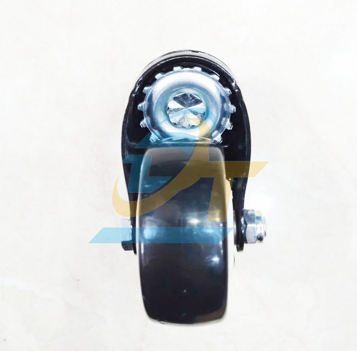 Bánh xe nhựa PVC phi 100 càng xoay có khóa (Cọc vít)  VietNam | Giá rẻ nhất - Công Ty TNHH Thương Mại Dịch Vụ Đạt Tâm