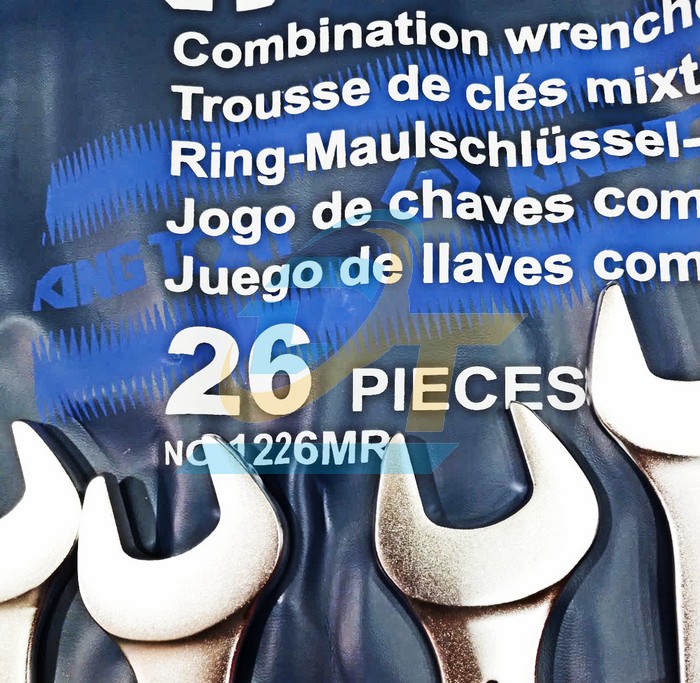 Bộ cờ lê vòng miệng 26 chi tiết 6-32mm Kingtony 1226MR 1226MR KingTony | Giá rẻ nhất - Công Ty TNHH Thương Mại Dịch Vụ Đạt Tâm