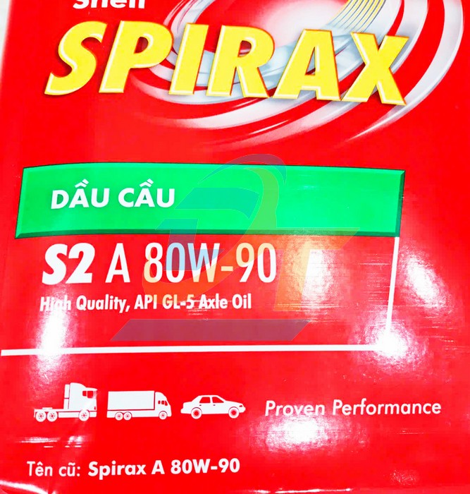 Dầu cầu hộp số Shell Spirax S2 A 80W-90 4L  Shell-Spirax | Giá rẻ nhất - Công Ty TNHH Thương Mại Dịch Vụ Đạt Tâm