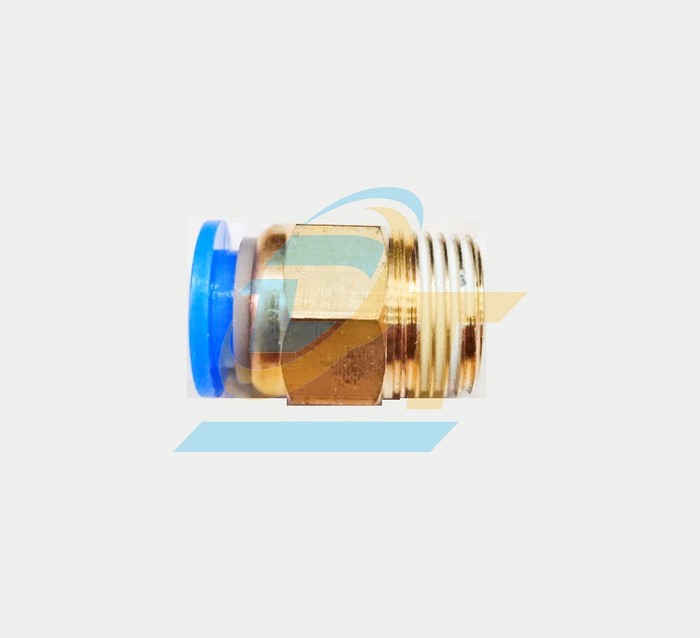 Đầu nối hơi thẳng ren ngoài 17 ống 10 China PC10-03  China | Giá rẻ nhất - Công Ty TNHH Thương Mại Dịch Vụ Đạt Tâm