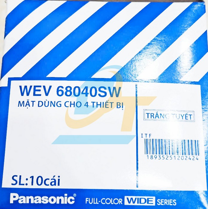 Mặt dùng cho 4 thiết bị Panasonic Wide WEV68040SW WEV68040SW Panasonic | Giá rẻ nhất - Công Ty TNHH Thương Mại Dịch Vụ Đạt Tâm