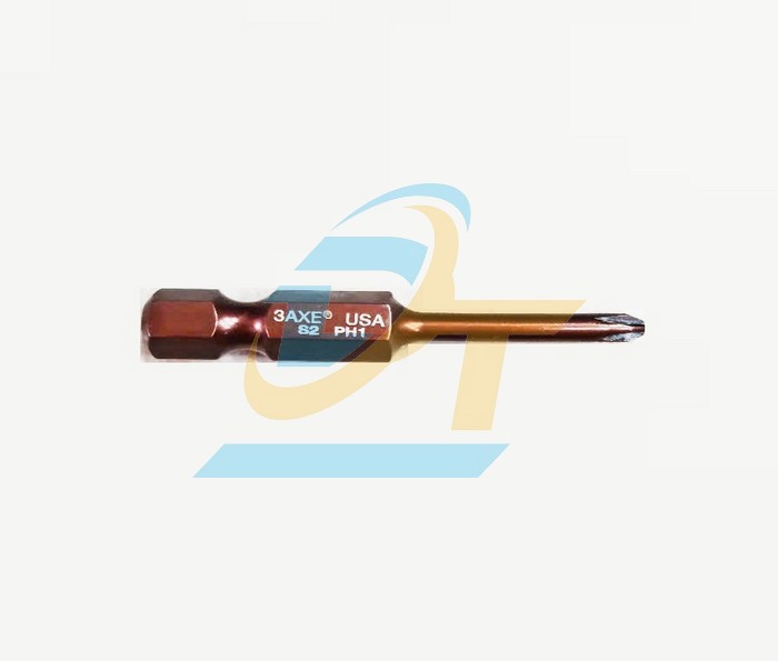 Mũi vít đóng nâu chuôi lục giác 3AXE 4x50x3.0xPH1  China | Giá rẻ nhất - Công Ty TNHH Thương Mại Dịch Vụ Đạt Tâm