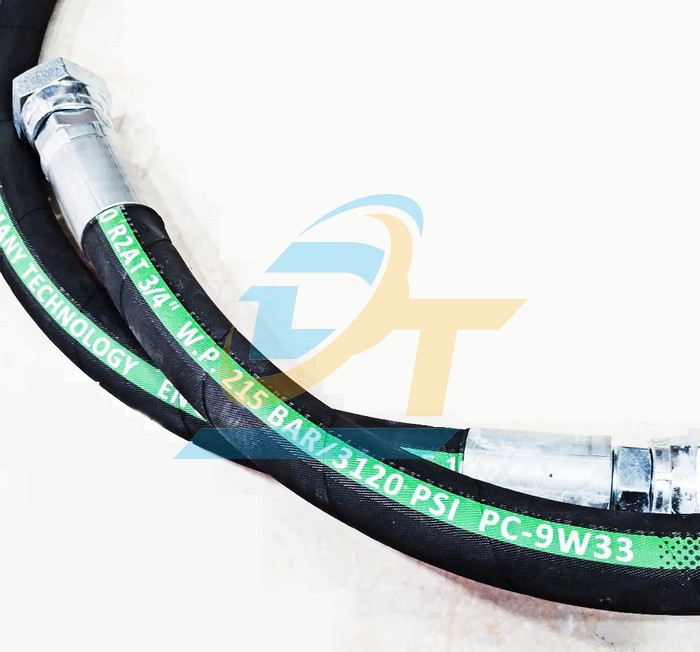 Ống tuy ô thủy lực 2 lớp bố 3/4"x1.5M bấm 2 đầu ren trong 27 côn lõm  VietNam | Giá rẻ nhất - Công Ty TNHH Thương Mại Dịch Vụ Đạt Tâm
