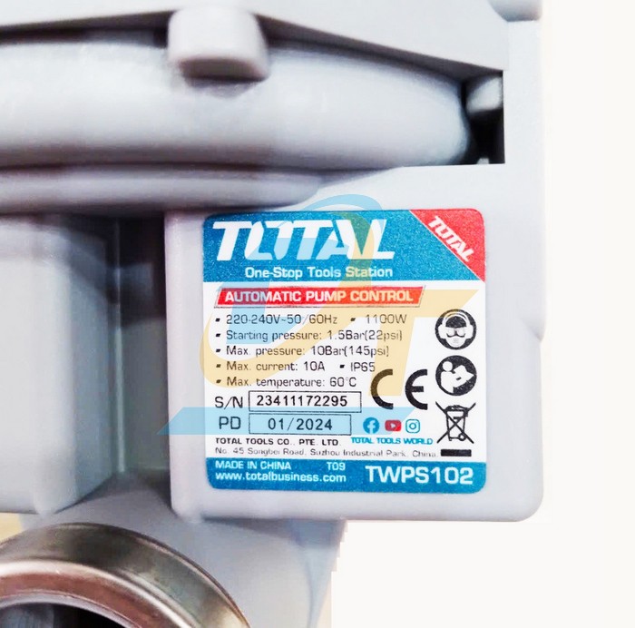 Relay máy bơm nước điều khiển tự động Total TWPS102  Total | Giá rẻ nhất - Công Ty TNHH Thương Mại Dịch Vụ Đạt Tâm