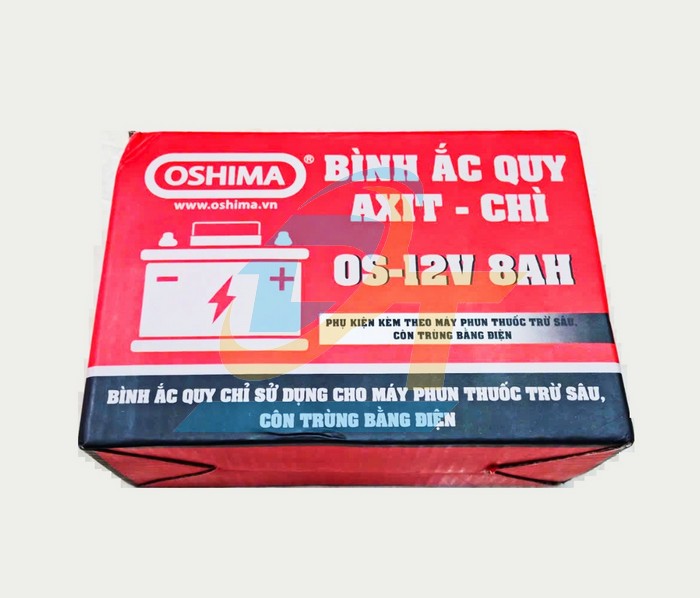 Ắc quy cho bình phun thuốc trừ sâu Oshima OS-12V 8AH  OSHIMA | Giá rẻ nhất - Công Ty TNHH Thương Mại Dịch Vụ Đạt Tâm
