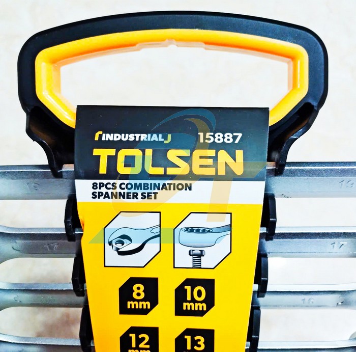 Bộ cờ lê vòng miệng 8 chi tiết 8-19mm Tolsen 15887  Tolsen | Giá rẻ nhất - Công Ty TNHH Thương Mại Dịch Vụ Đạt Tâm