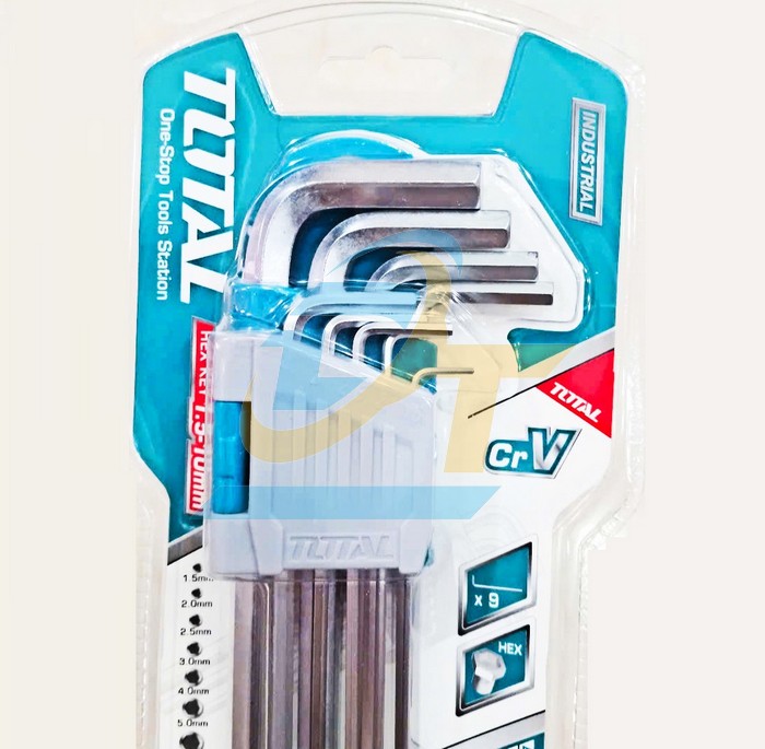 Bộ lục giác đầu bằng dài 9 chi tiết hệ mét 1.5-10mm Total THT106192  Total | Giá rẻ nhất - Công Ty TNHH Thương Mại Dịch Vụ Đạt Tâm