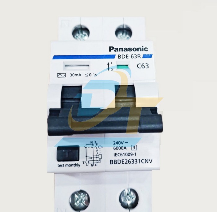 Cầu dao chống giật RCBO 2P 63A Panasonic BBDE26331CNV BBDE26331CNV Panasonic | Giá rẻ nhất - Công Ty TNHH Thương Mại Dịch Vụ Đạt Tâm