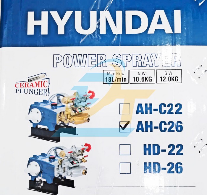Đầu bơm rửa xe pít tông sứ 1HP Hyundai AH-C26  HYUNDAI | Giá rẻ nhất - Công Ty TNHH Thương Mại Dịch Vụ Đạt Tâm