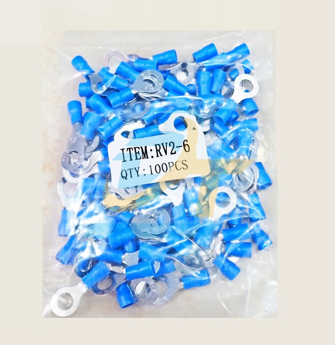 Đầu cos tròn RV 2-6 bọc nhựa  VietNam | Giá rẻ nhất - Công Ty TNHH Thương Mại Dịch Vụ Đạt Tâm