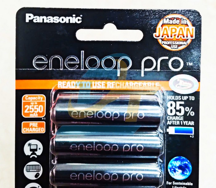 Pin sạc AA 2550mAh 1.2V Panasonic Eneloop Pro BK-3HCCE/4BT BK-3HCCE/4BT Panasonic | Giá rẻ nhất - Công Ty TNHH Thương Mại Dịch Vụ Đạt Tâm