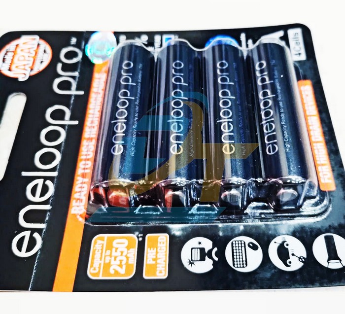 Pin sạc AA 2550mAh 1.2V Panasonic Eneloop Pro BK-3HCCE/4BT BK-3HCCE/4BT Panasonic | Giá rẻ nhất - Công Ty TNHH Thương Mại Dịch Vụ Đạt Tâm