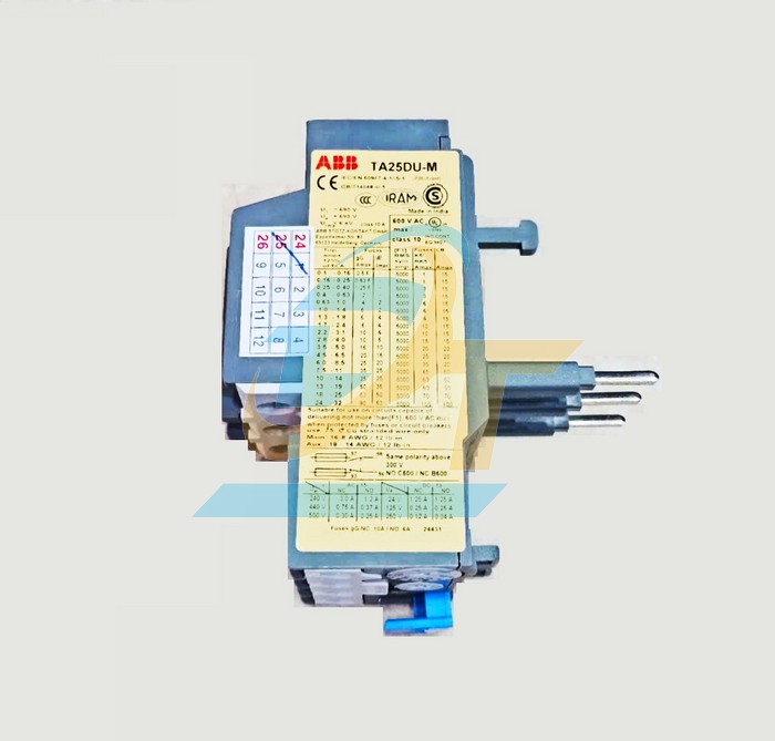 Relay nhiệt 4.5-6.5A ABB TA25DU-6.5M  ABB | Giá rẻ nhất - Công Ty TNHH Thương Mại Dịch Vụ Đạt Tâm